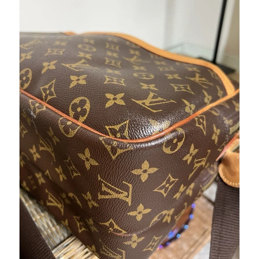 Louis Vuitton Monogram Reporter PM Bag Brown Coated Canvas  SP0054 May 2004